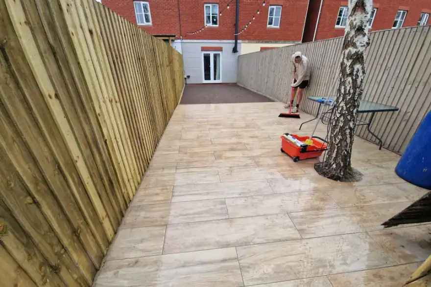 Artificial grass installation by Goldleaf Landscapes