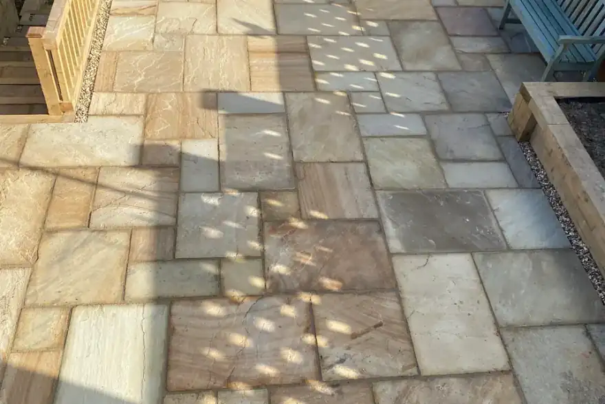 Artificial grass installation by Grand Oak Landscaping