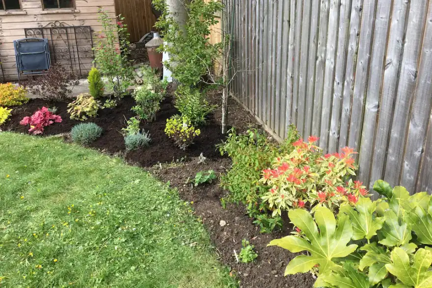 Artificial grass installation by Grand Oak Landscaping