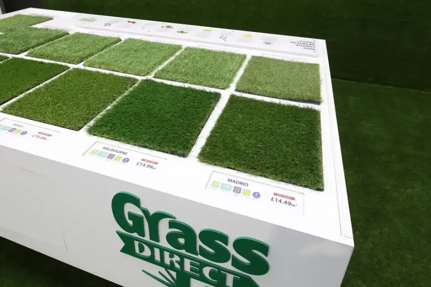 Artificial grass installation by Grass Direct