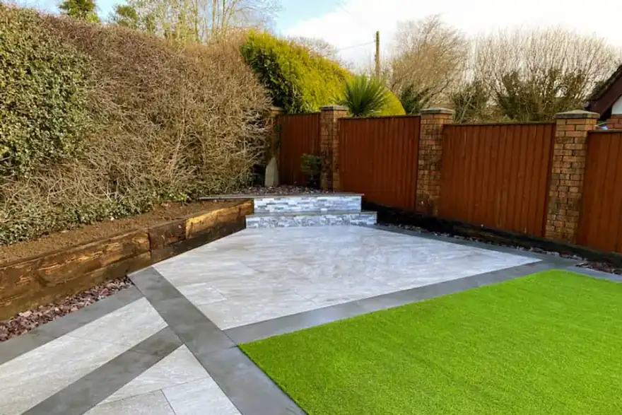 Artificial grass installation by Grass Outlet