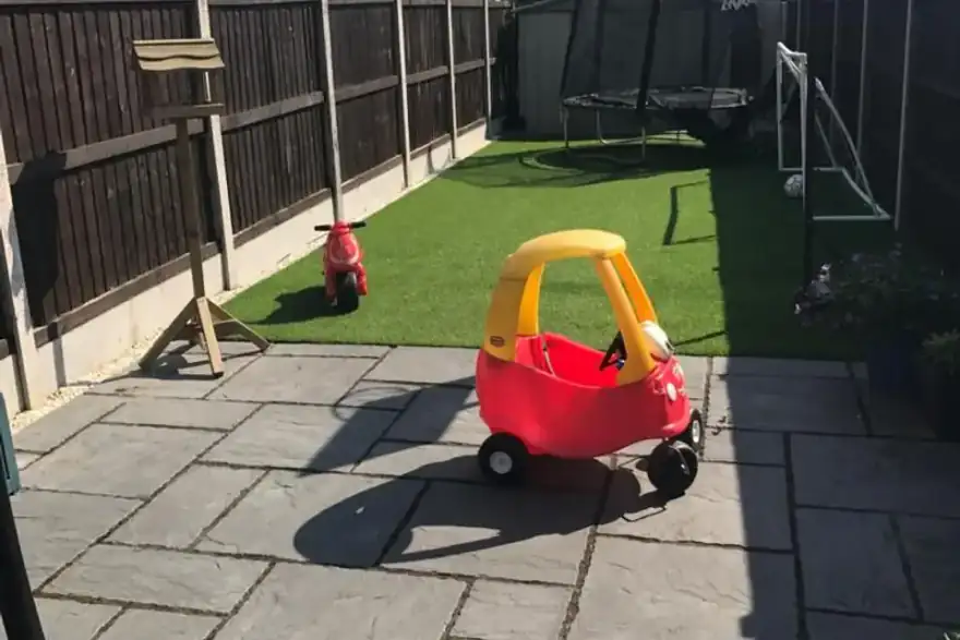 Artificial grass installation by Grass Outlet