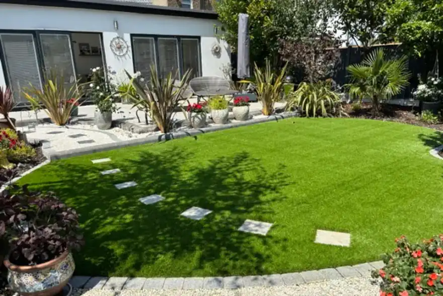 Artificial grass installation by Grassed Up