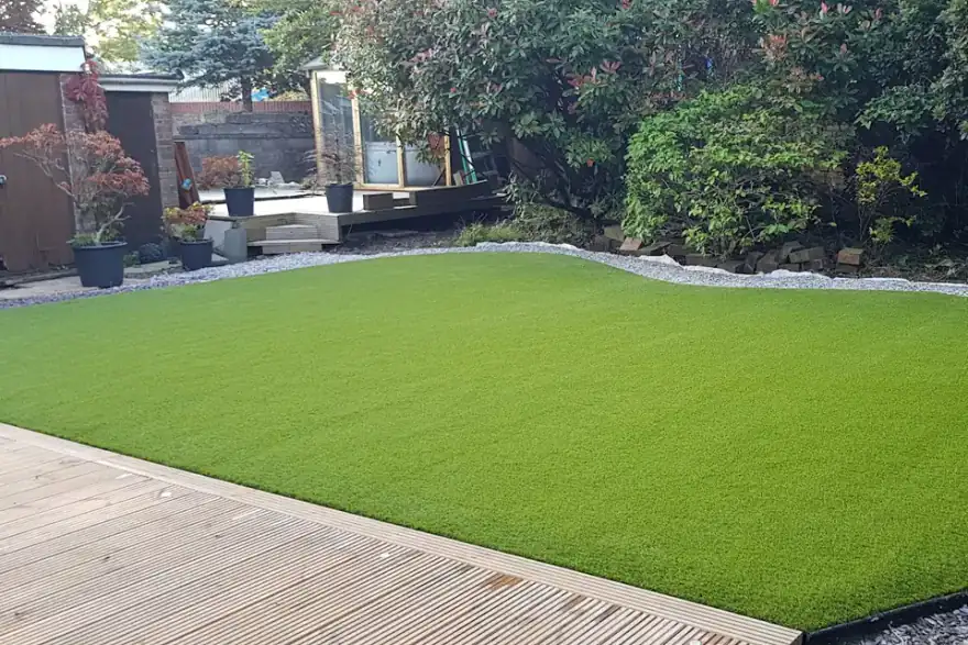 Artificial grass installation by Grassificial
