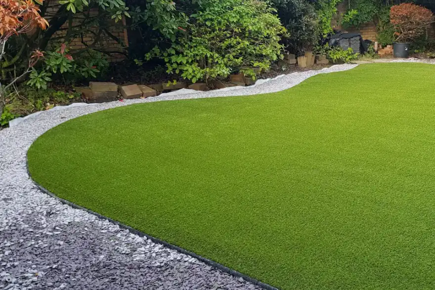 Artificial grass installation by Grassificial