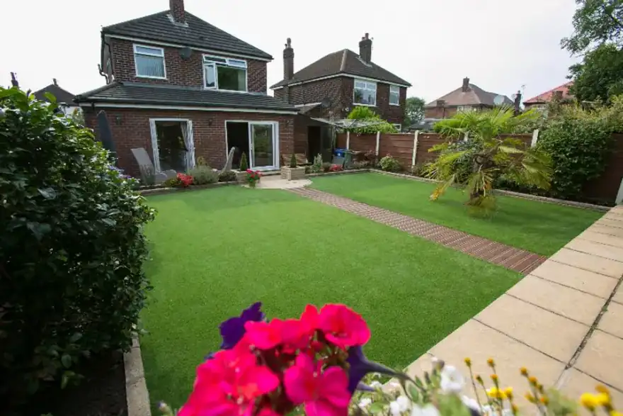 Artificial grass installation by Great Grass