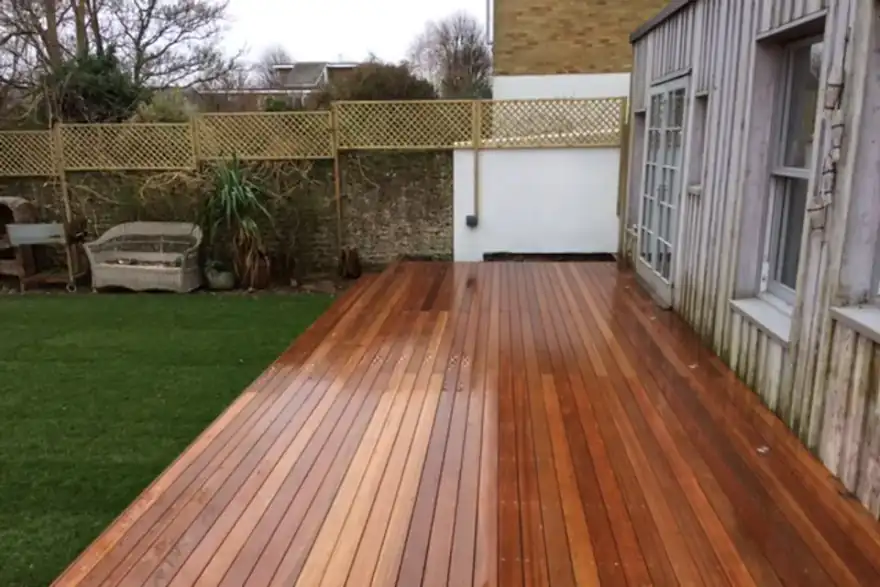 Decking and woodwork