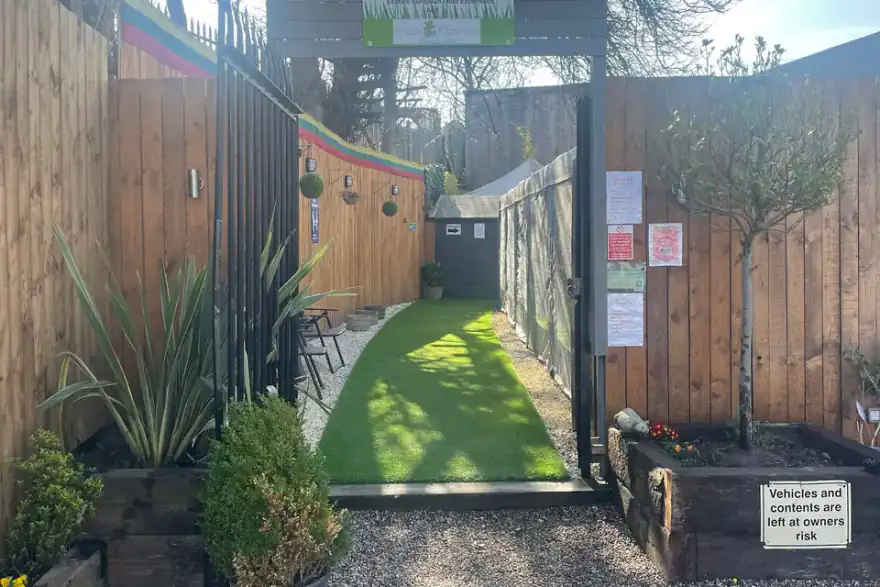 Artificial grass installation by Green Exteriors