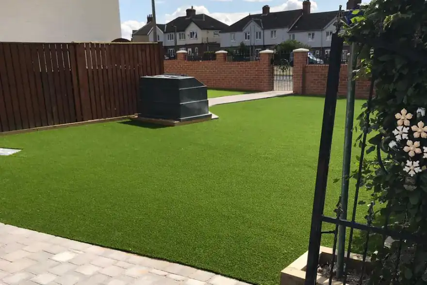 Artificial grass installation by Green Leaf Tree And Gardening Services - Fencing & Landscaping Barnsley