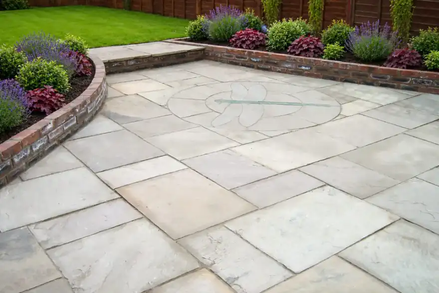 Artificial grass installation by Green Onion Landscaping
