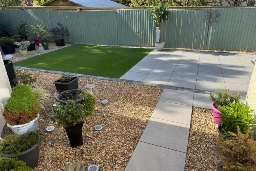 Artificial grass installation by Greencare Landscapes