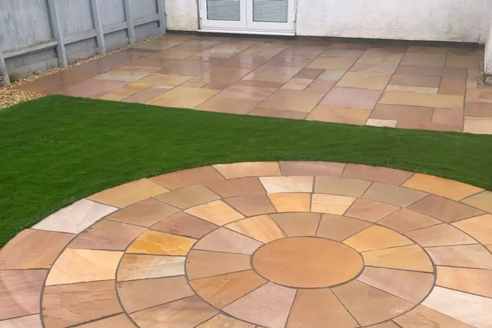 Artificial grass installation by Greenknight Landscapes
