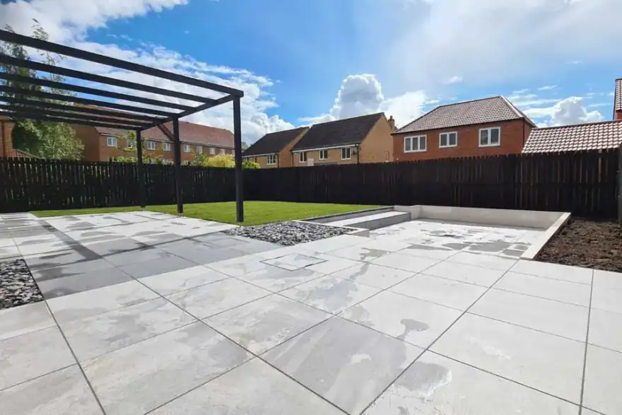 Artificial grass installation by Greenshire Landscaping Ltd