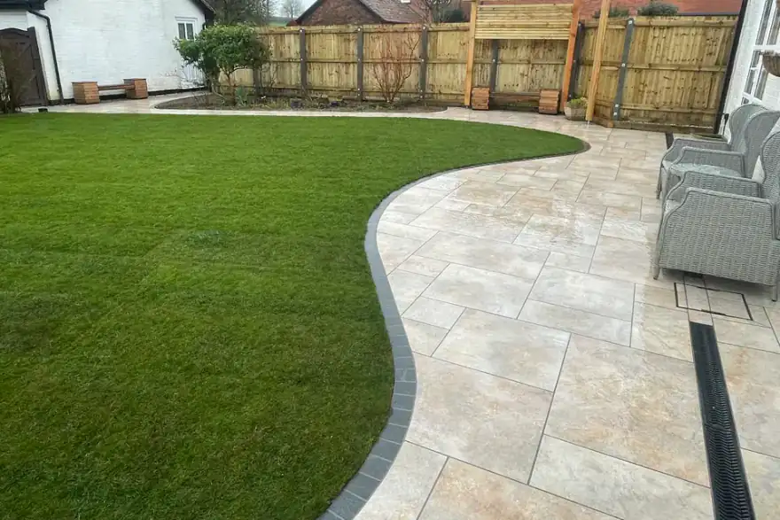 Artificial grass installation by Greenshire Landscaping Ltd