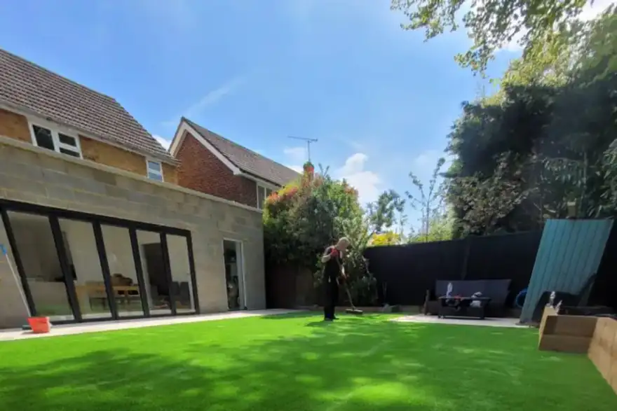 Artificial lawn installation services in Berkshire
