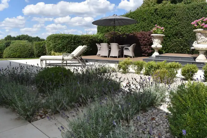 Artificial grass installation by Groby Landscapes