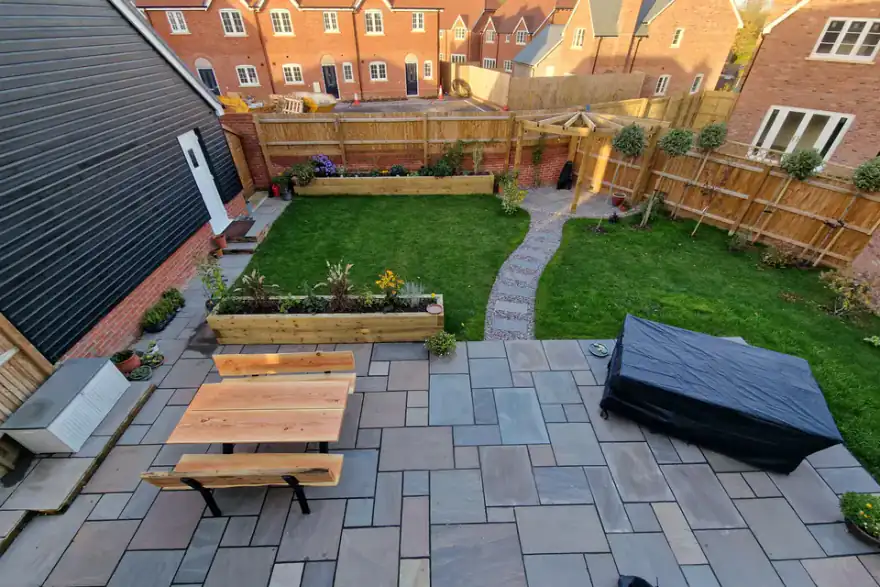 Artificial grass installation by Ground Control Landscaping