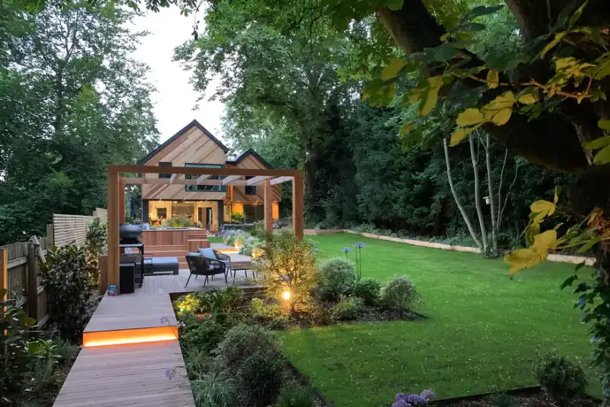 Artificial grass installation by Harlow Garden Services