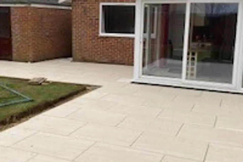 Artificial grass installation by Heartwood Landscaping