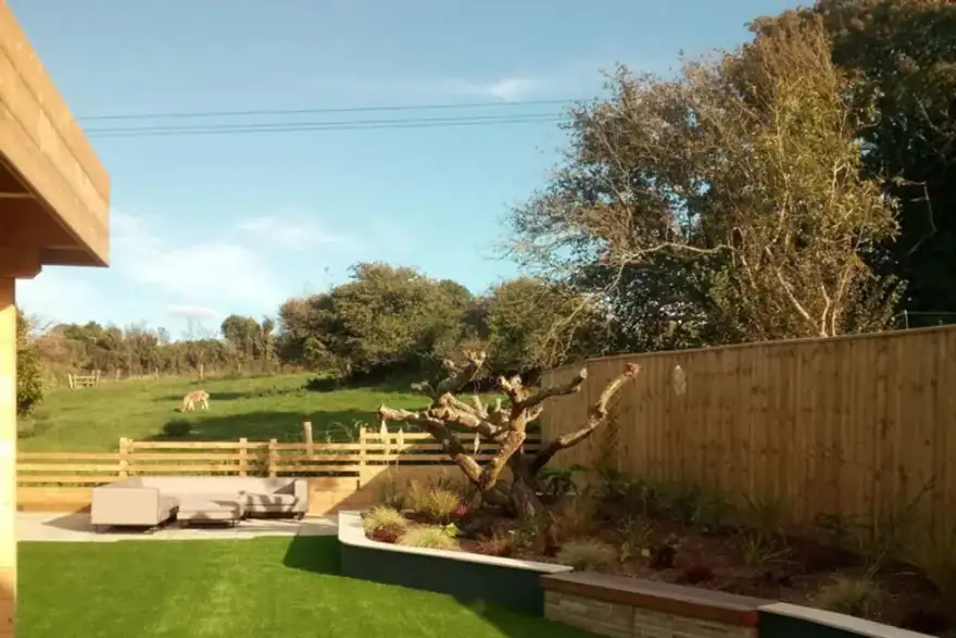 Artificial grass installation by Heartwood Landscaping