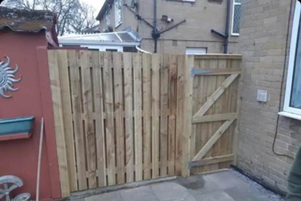 garden fence and gate