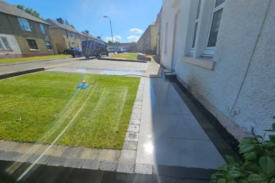 Artificial grass installation by Hepburn Landscaping & Design