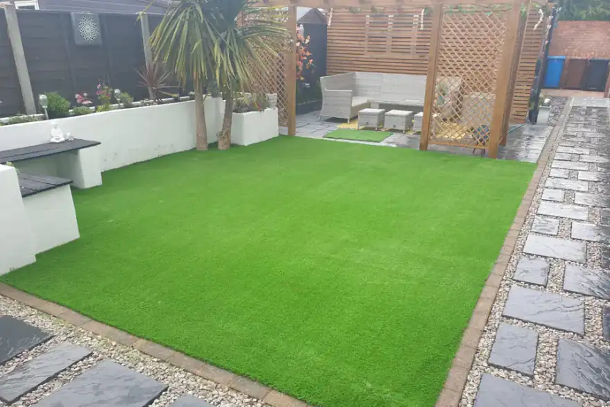 Artificial grass installation by Hull Artificial Grass