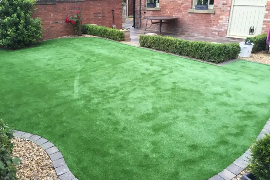 Artificial grass installation by Ideal lawn solutions - the artificial grass specialist
