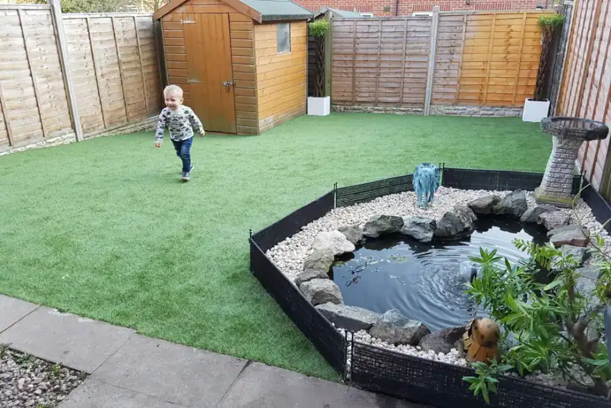 Artificial grass installation by Ideal lawn solutions - the artificial grass specialist