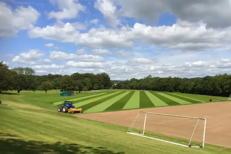 Artificial grass installation by Inscapes