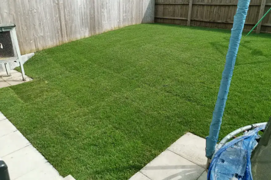 Artificial grass installation by Inscapes