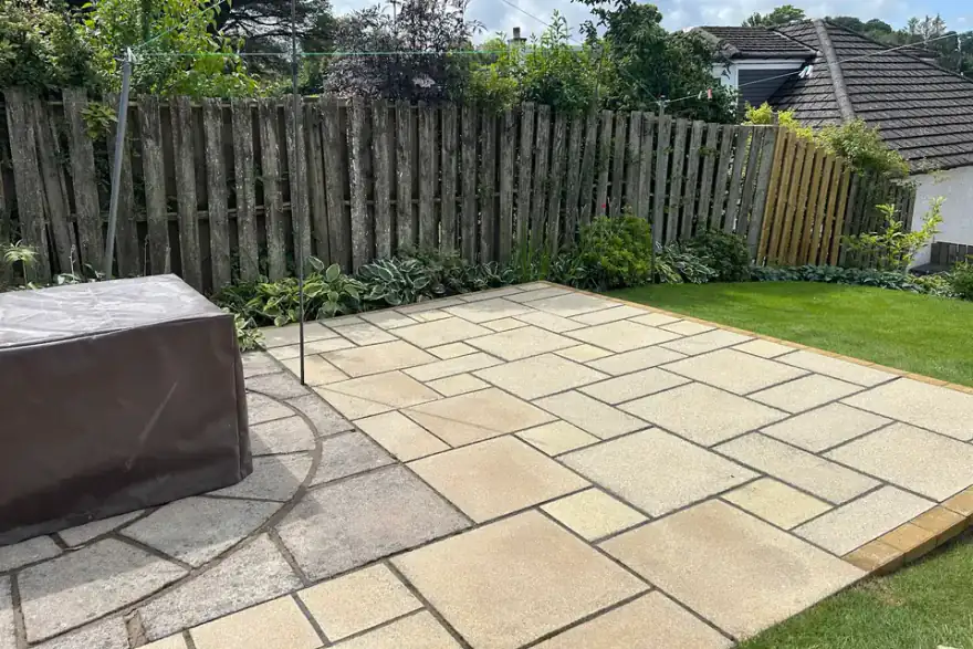 Artificial grass installation by J.N Landscapes Scotland