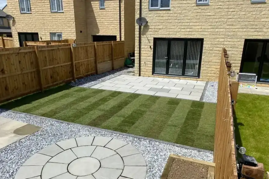 Artificial grass installation by J R Stephenson Landscaping Ltd