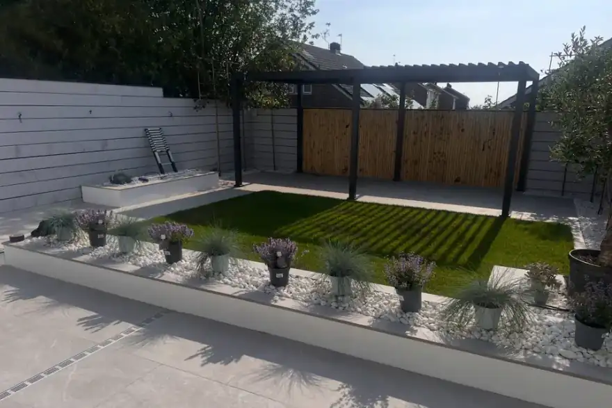 Artificial grass installation by Jacksons Landscape Designs