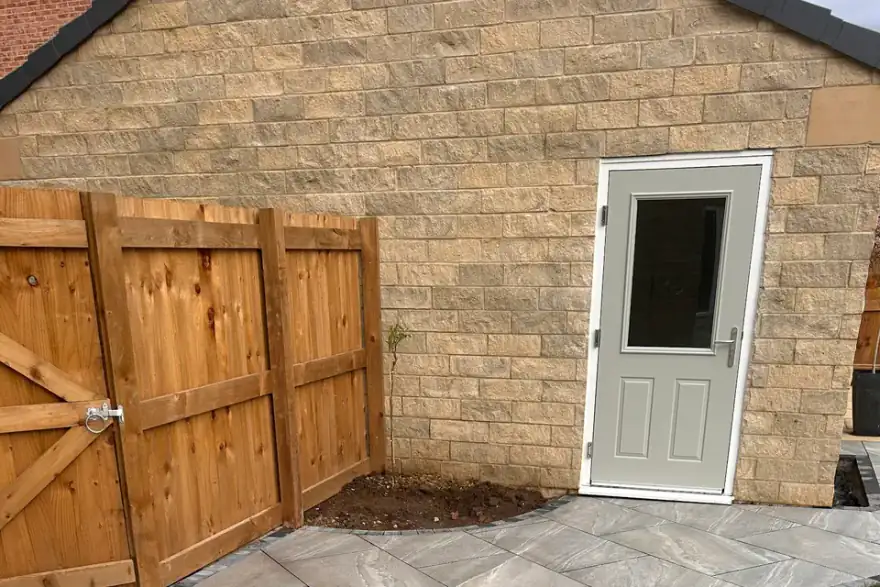 Artificial grass installation by Jacob's Driveways Ltd