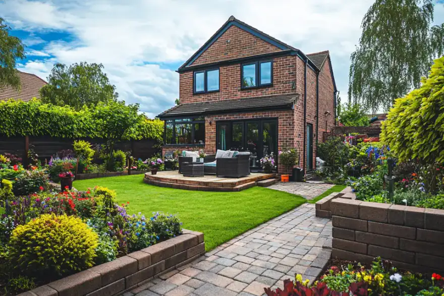 Artificial grass installation by Jaf Landscaping and Building Ltd