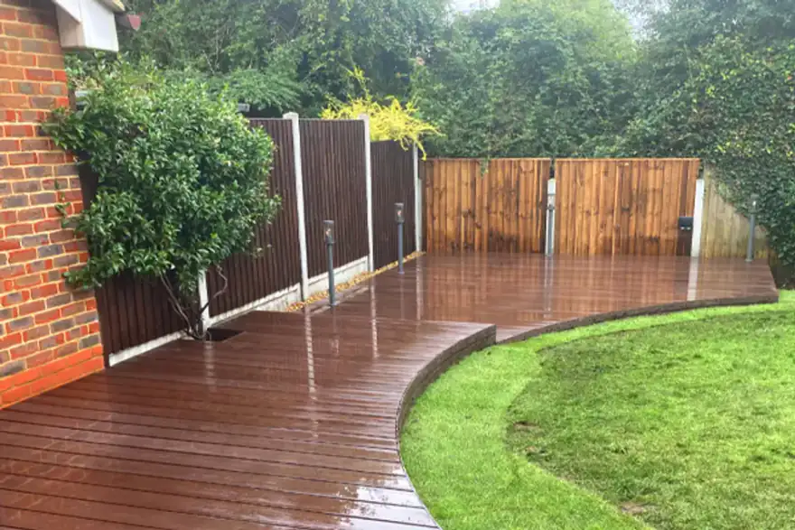 Artificial grass installation by James Andrew Landscaping