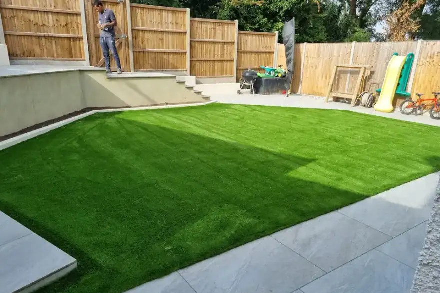 Artificial grass installation by Jeff-Mac