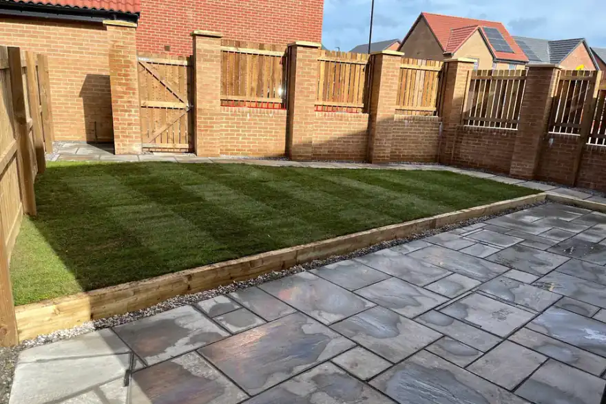 Artificial grass installation by K.H. Landscaping & Sons