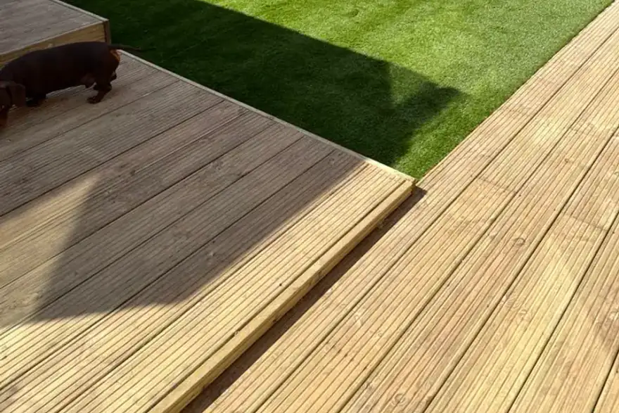 Artificial grass installation by K.H. Landscaping & Sons