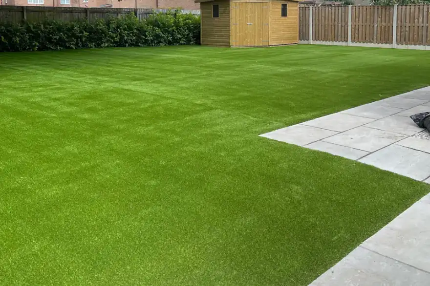 Artificial grass installation by K9 Turf