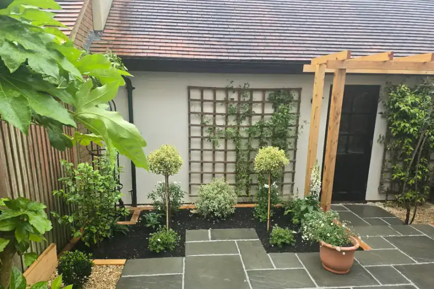 Artificial grass installation by KDC Paving and Landscapes