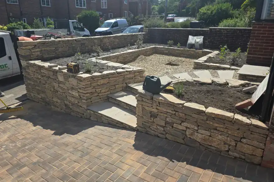 Artificial grass installation by KDC Paving and Landscapes