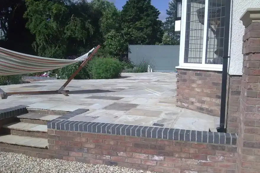 Artificial grass installation by L H Robinson Landscape Gardening