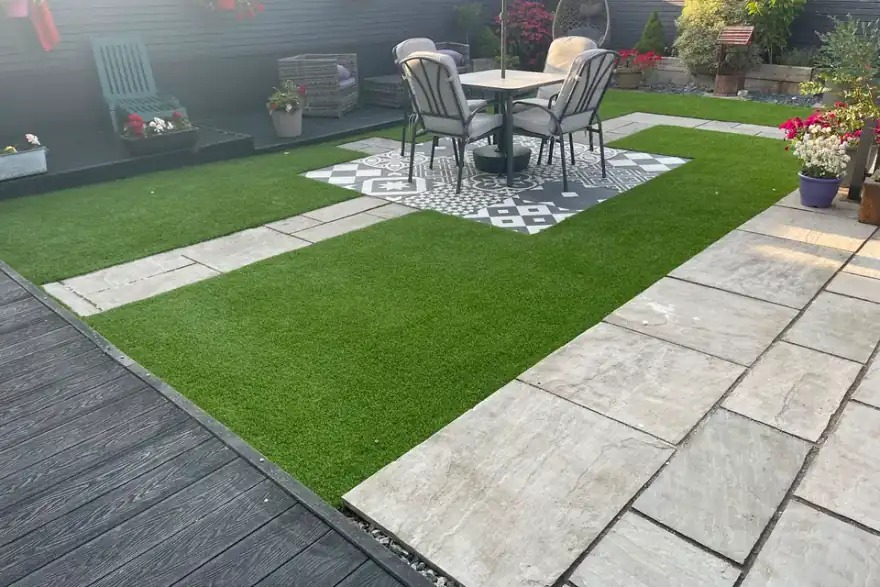 Artificial grass installation by Lancashire Artificial Grass