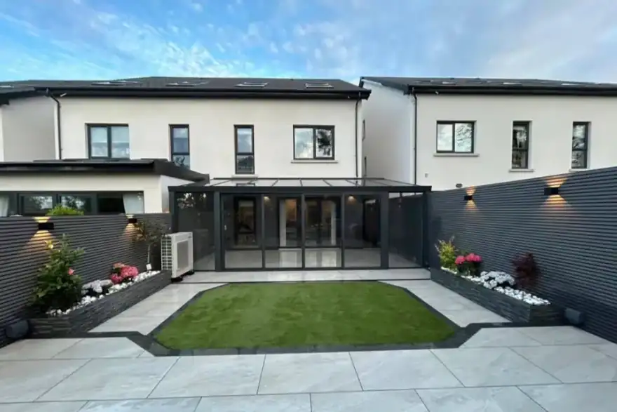 Artificial grass installation by Landscape Gardeners Belfast