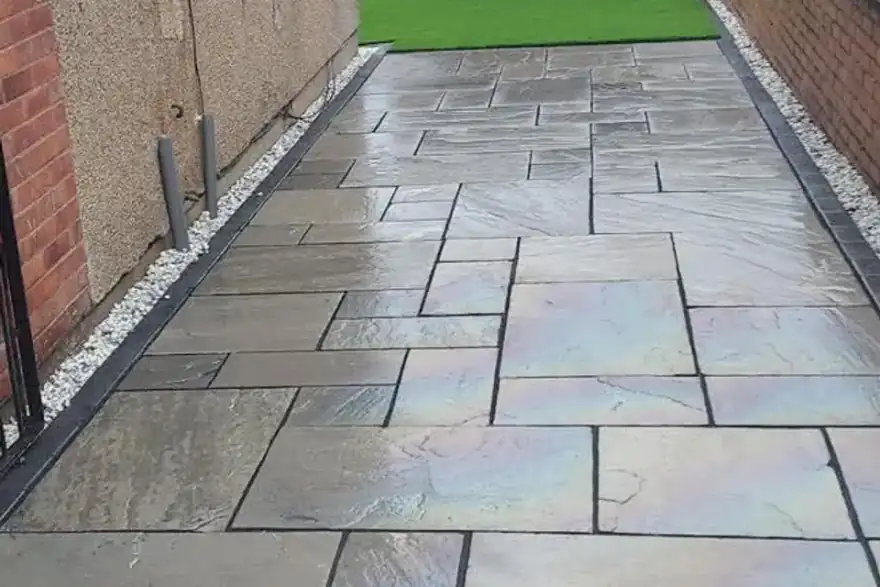 Artificial grass installation by Landscapers Essex