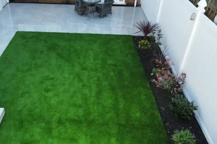 Artificial grass installation by Landscapers In Essex