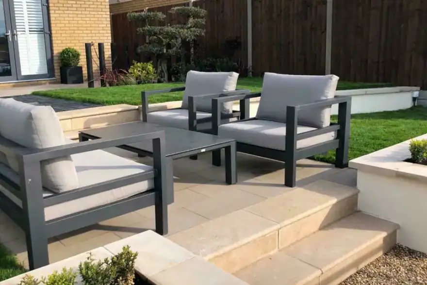 Artificial grass installation by Landscaping Company