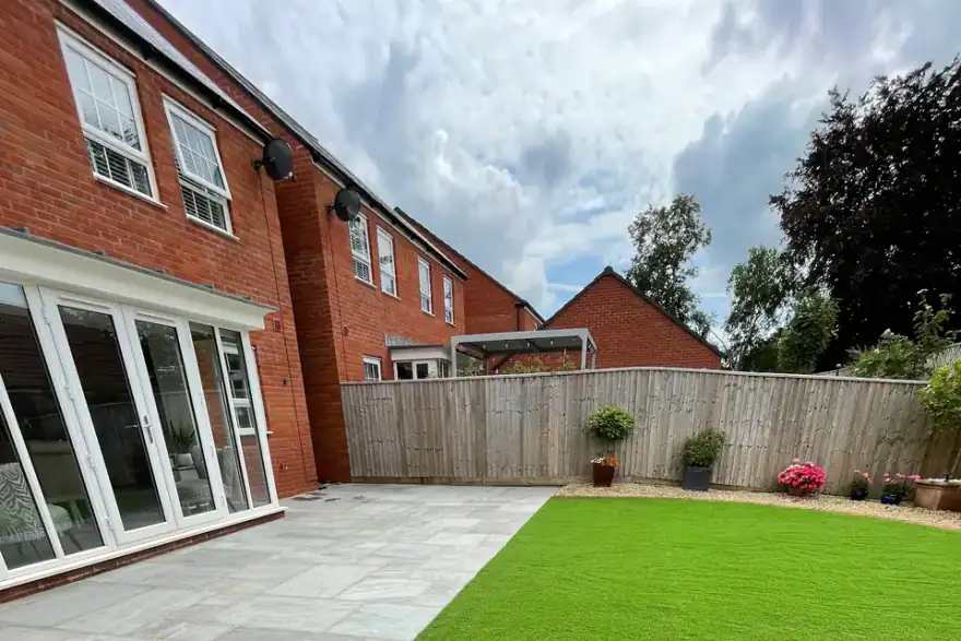 Artificial grass installation by Landscaping Works (SW) Ltd.